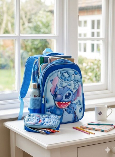 شنتة Disney ستيتش مع مقلمة 3D كبير 1642